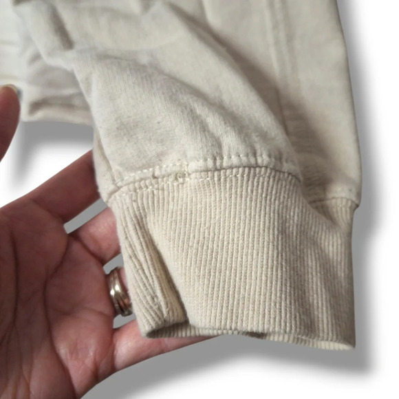 Barbie Womens Cropped Sweatshirt Long Sleeve Graphic Hairstyles Oatmeal Color - Picture 8 of 12